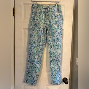 Lilly Pulitzer Taron Mid-Rise Linen Pant